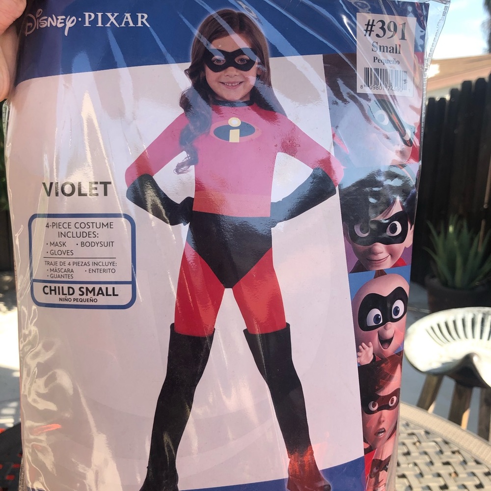 Violet kids costume S/M (used once)